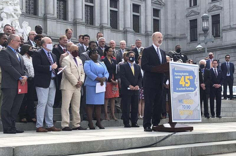 Wolf proposes school funding change